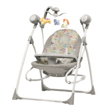 Люлька-качалка CARRELLO Nanny 3в1 CRL-0005 Grey Planet /1/ MOQ
