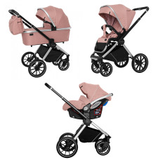 Коляска универсальная CARRELLO Optima CRL-6504 (3in1) Hot Pink /1/