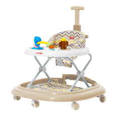 Ходунки CARRELLO Eterno CRL-9607 Beige 3 в 1 (ходунки, качели, каталка) /1/ MOQ