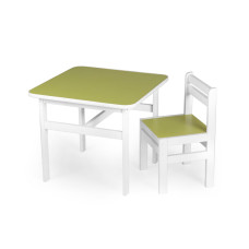 Парта и стул, Зеленая