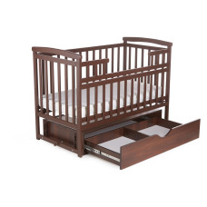 Кровать-трансформер Лодочка с ящиком DeSon (TRANSFORMER), Орех