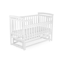 Кровать-трансформер-лодочка без ящика DeSon (TRANSFORMER), Белый