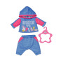 Набор одежды для куклы BABY BORN - СПОРТИВНЫЙ КОСТЮМ ДЛЯ БЕГА (на 43 CM, голубой)