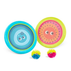 Развивающая игра - МЯЧИКИ-БАТУТИКИ (2 эластичные ракетки, 2 мячика)