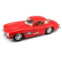Автомодель - MERCEDES-BENZ 300 SL (1954) (ассорти красный, серебристый, 1:24)