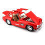 Автомодель - MERCEDES-BENZ 300 SL (1954) (ассорти красный, серебристый, 1:24)