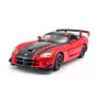 Автомодель - DODGE VIPER SRT10 ACR   (ассорти оранж-черн металлик, красн-черн металлик, 1:24)