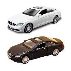 Автомодель - MERCEDES-BENZ CL-550 (белый, черный, 1:32)