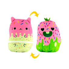 Мягкая игрушка CATS VS PICKLES 2 в 1 – КОТИК И ОГУРЧИК СЛАДОСТИ