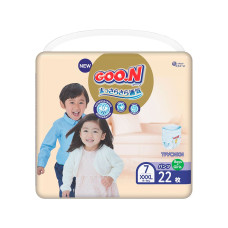 Трусики-подгузники GOO.N PREMIUM SOFT для детей 18-30 кг (размер 7(3XL), унисекс, 22 шт)