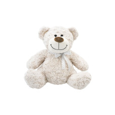 Мягк. игр. – МЕДВЕДЬ (белый, с бантом, 27 CM)