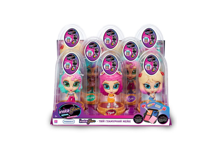 Игровой набор с куклой и косметикой 2 в 1 INSTAGLAM S1 – ХЕЙЛИ