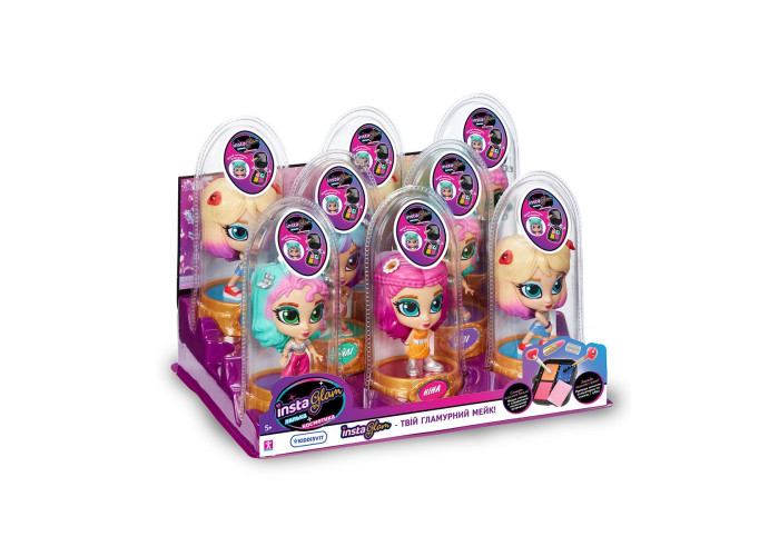 Игровой набор с куклой и косметикой 2 в 1 INSTAGLAM S1 – НИНА