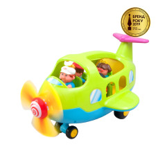 Игровой набор - САМОЛЕТ-ПУТЕШЕСТВЕННИК (свет, озвуч. рус. яз.)