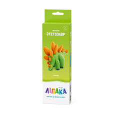 Набор самозатвердевающего пластилина ЛИПАКА – ДИНОЗАВРЫ: СТЕГОЗАВР