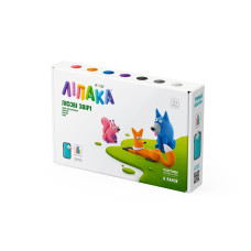 Набор самозатвердевающего пластилина ЛИПАКА – ЛЕСНЫЕ ЗВЕРИ: ВОЛК, ЛИСИЧКА, БЕЛОЧКА