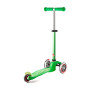 Самокат MICRO серии "MINI DELUXE" – ЗЕЛЕНЫЙ  (до 50 KG, 3-х колесный)