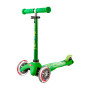 Самокат MICRO серии "MINI DELUXE" – ЗЕЛЕНЫЙ  (до 50 KG, 3-х колесный)