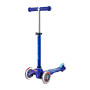 Самокат MICRO серии "MINI DELUXE" - СИНИЙ (до 50 KG, 3-х колесный)