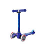 Самокат MICRO серии "MINI DELUXE" - СИНИЙ (до 50 KG, 3-х колесный)