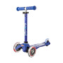 Самокат MICRO серии "MINI 3IN1 DELUXE" – СИНИЙ (до 50 KG, до 20 KG с сидением, 3-х кол.)