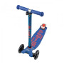 Самокат MICRO серии "MAXI DELUXE" - СИНИЙ (до 50 KG, 3-х колесный)
