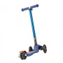 Самокат MICRO серии "MAXI DELUXE" - СИНИЙ (до 50 KG, 3-х колесный)