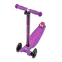 Самокат MICRO серии "MAXI DELUXE" - ФИОЛЕТОВЫЙ (до 50 KG, 3-х колесный)
