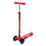 Самокат MICRO серии "MAXI DELUXE" - КРАСНЫЙ (до 50 KG, 3-х колесный)