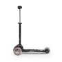 Самокат MICRO серии "MINI DELUXE" - ЧЕРНЫЙ (до 50 KG, 3-х колесный)