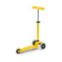 Самокат MICRO серии "MINI DELUXE LED" – ЖЁЛТЫЙ (до 50 KG, 3-х колесный, свет)