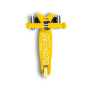 Самокат MICRO серии "MINI DELUXE LED" – ЖЁЛТЫЙ (до 50 KG, 3-х колесный, свет)