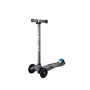 Самокат MICRO серии "MAXI DELUXE" - ВУЛКАНИЧЕСКИЙ СЕРЫЙ (до 50 KG, 3-х колесный)