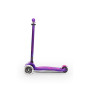Самокат MICRO серии "MAXI DELUXE" - ФИОЛЕТОВЫЙ (до 50 KG, 3-х колесный, LED)