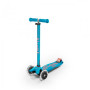 Самокат MICRO серии "MAXI DELUXE LED" – АКВА (до 50 KG, 3-х колесный, свет)