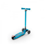 Самокат MICRO серии "MAXI DELUXE LED" – АКВА (до 50 KG, 3-х колесный, свет)