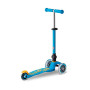 Самокат MICRO серии "MINI DELUXE" – ГОЛУБОЙ ОКЕАН  (складной, до 50 KG, 3-х колесный)