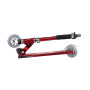 Самокат MICRO серии "SPRITE" – КРАСНЫЙ С ПОЛОСАМИ (до 100 KG, 2-х колесный)