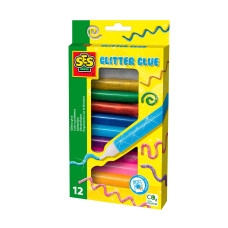 Набор жидкого клея с блестками – ЯРКИЕ БЛЁСТКИ (12 ШТ)