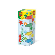 Незасыхающая масса для лепки серии "FEEL GOOD DOUGH" – КОЛОРИТ (4 цвета, в пластиковых баночках)