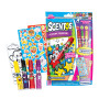 Ароматный набор для творчества серии "Возьми с собой" - ЯРКОЕ ПУТЕШЕСТВИЕ (раскраски, маркеры,накл.)