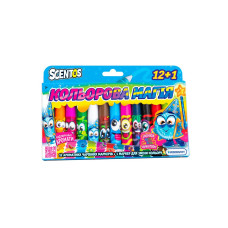 Набор ароматных маркеров для рисования, меняющих цвет - ЦВЕТНАЯ МАГИЯ (12+1 цветов)