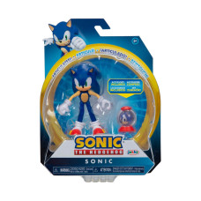 Игровая фигурка с артикуляцией SONIC THE HEDGEHOG - МОДЕРН СОНИК (10 CM, с аксессуаром)