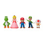 Набор эксклюзивных игровых фигурок SUPER MARIO - МАРИО И ДРУЗЬЯ (5 фигурок, 6 CM)