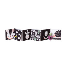 Развивающая книжка-раскладушка коллекции "Садик в городе" –  ЗАЙЧИКИ