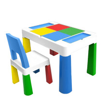 Детский стол и стульчик LAMOSA MULTIFUN 5в1 разноцветный