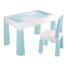 Детский стол и стульчик LAMOSA MULTIFUN 5в1 пастельно-голубой