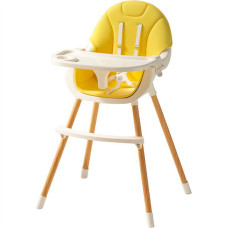 Cтульчик для кормления LAMOSA SMILE от 6 месяцев желтый