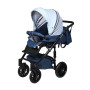Универсальная коляска 2в1 Angelina Amadeo, сине-голубая color, А-1