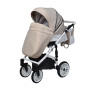 Универсальная коляска 2в1 Angelina Amadeo, серо-бежевая color, А-11